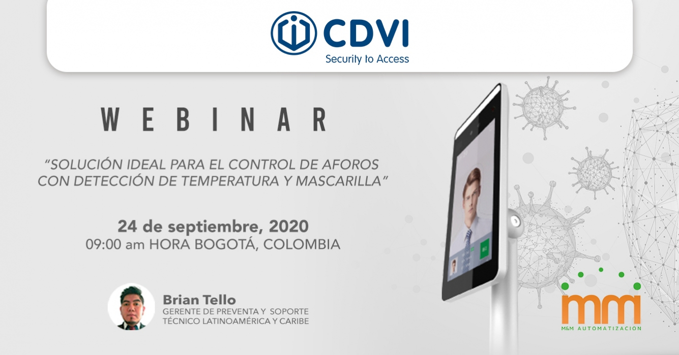 Webinar MYM CDVI Control de acceso vehicular